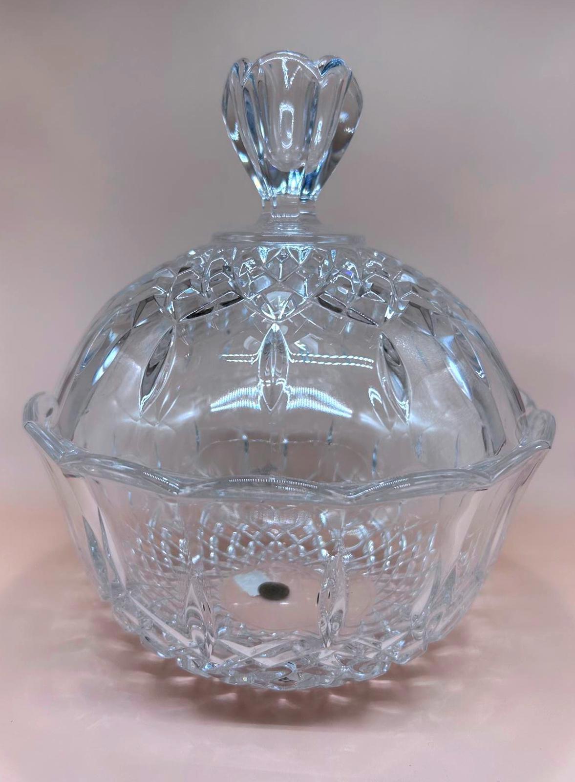 Vintage RCR Italy Opera 24% Lead Crystal Candy Dish