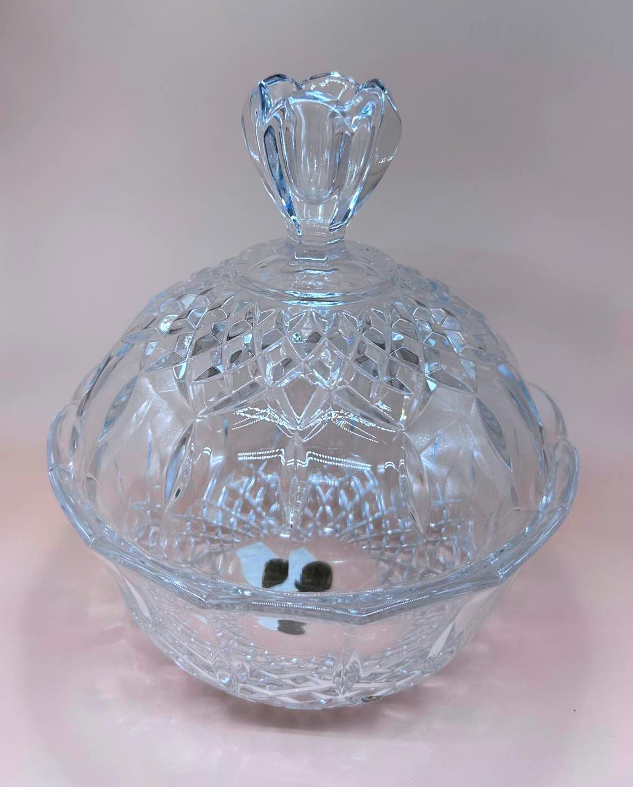 Vintage RCR Italy Opera 24% Lead Crystal Candy Dish