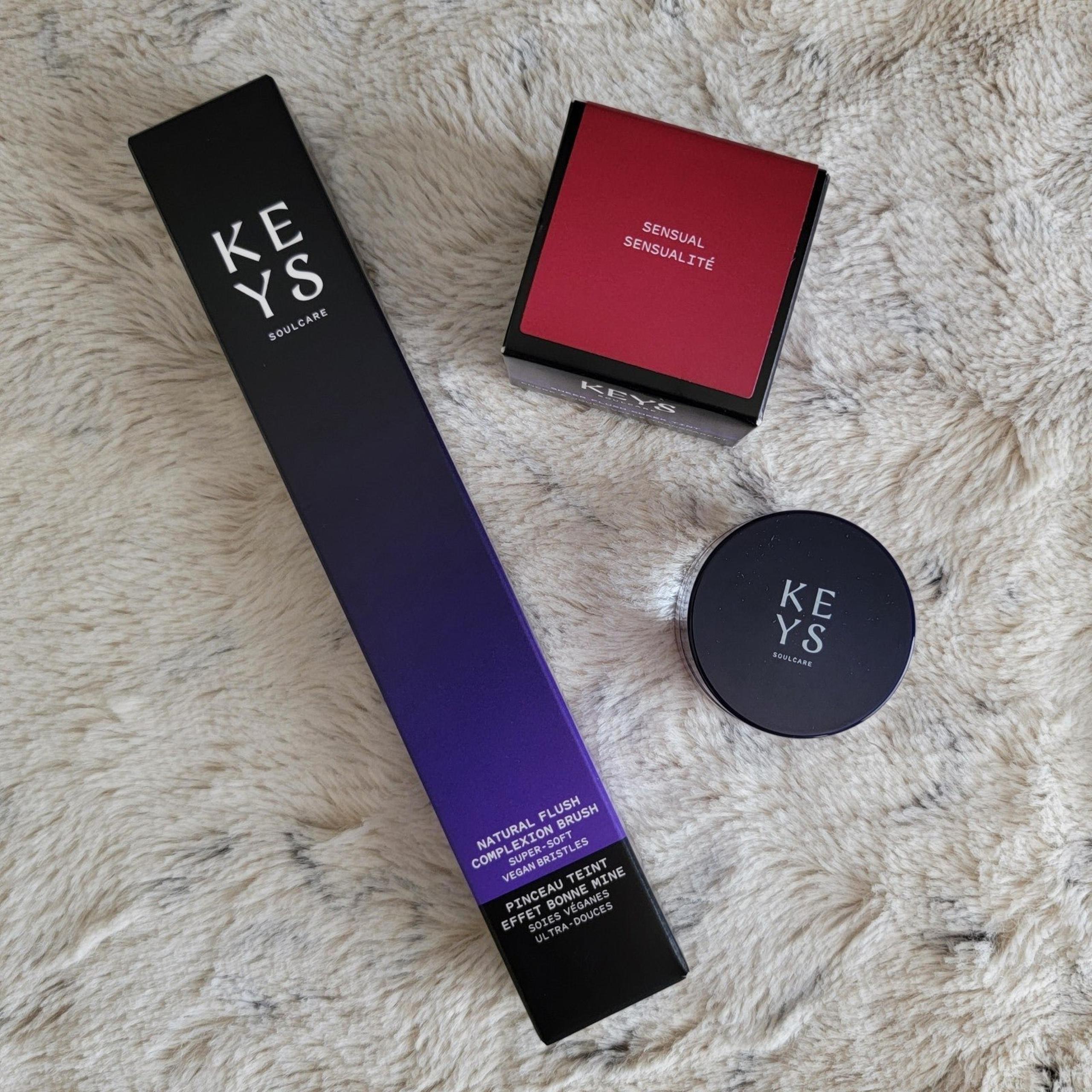 Keys SoulCare Sheer Flush Cheek Tint & Natural Flush Complexion Brush