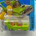 Set of 2 Hot Wheels HW City-2014 SIMPSONS THE HOMER/SCOOBY-DOO! MYSTERY MACHINE