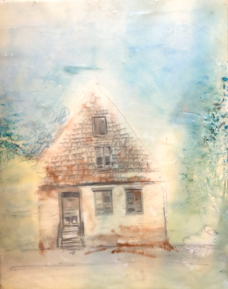 Encaustic (molton wax) painting