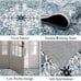 Boho Hallway Runner Rug 2' x 6' Vintage Farmhouse Laundry Rug Runner Accent Area