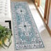 Boho Hallway Runner Rug 2' x 6' Vintage Farmhouse Laundry Rug Runner Accent Area