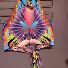 Devil walking halter top