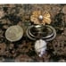Amy Kahn Russel Moss Agate, Pearl, and Copper Pendant/Brooch