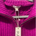 Women's For Love & Lemons Purple Cable Knit Sweater XXS