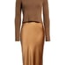 Allsaints roll neck turtleneck pullover sweater top wool yak ssense plush medium