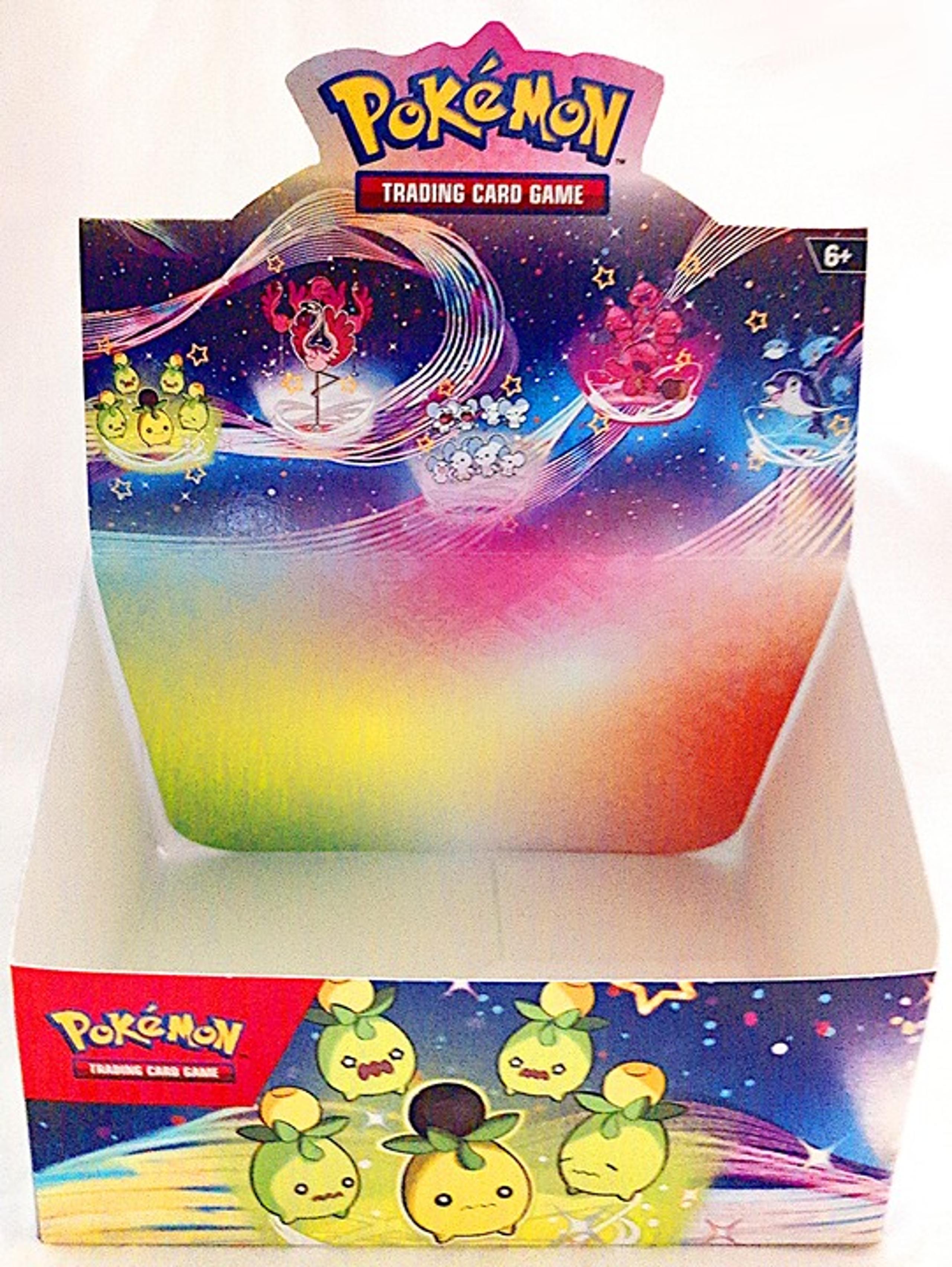 Pokemon TCG Paldean Fates Store Display Box EMPTY 2024 DAMAGE SEE PICS