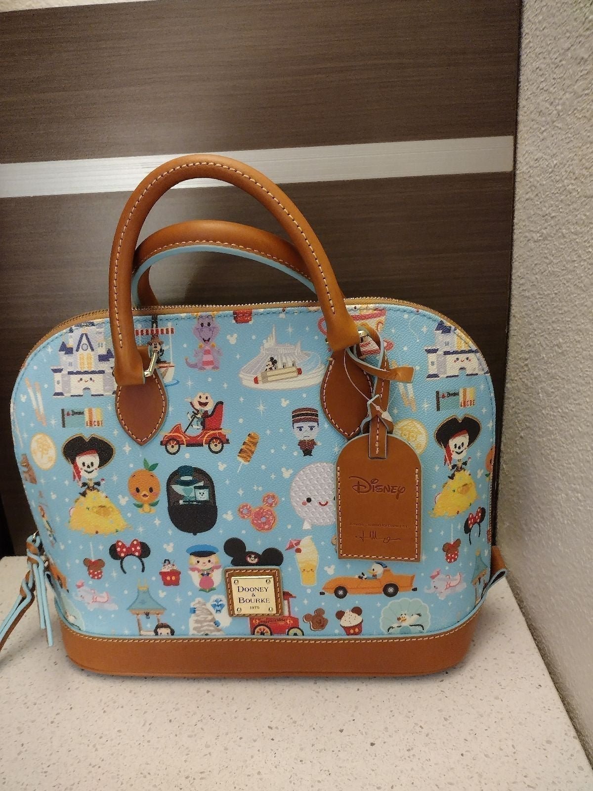 Disney Parks Dooney & Bourke Lg Satchel Bag by Jerrod Maruyama