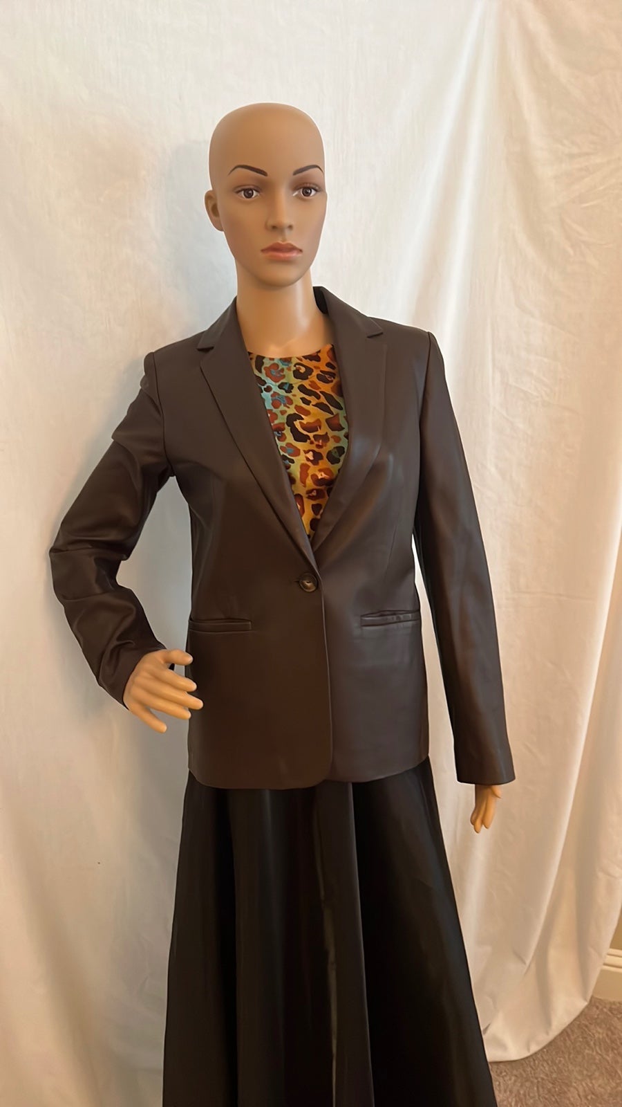 Vince lamb skin blazer