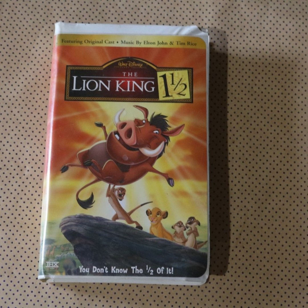 The Lion King 1 1/2 VHS