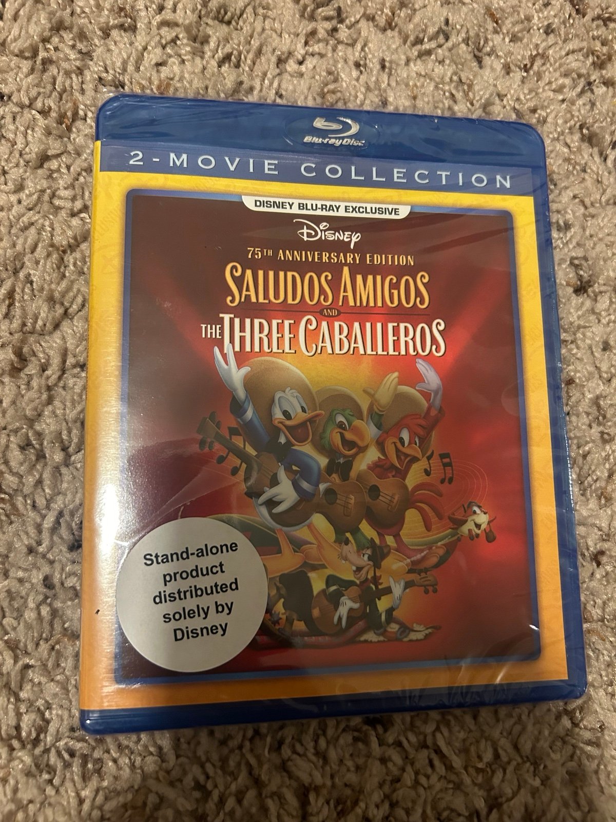 Disney movie club exclusive the three caballeros & Saludos amigos blu ray new