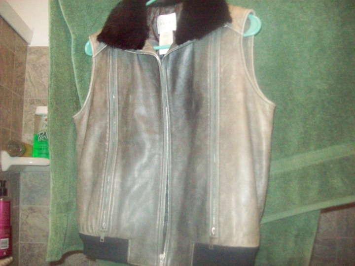 celine lambskin vest