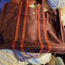Hermes canvas tote