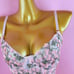 Embroidered Mesh Underwire Lingerie Set