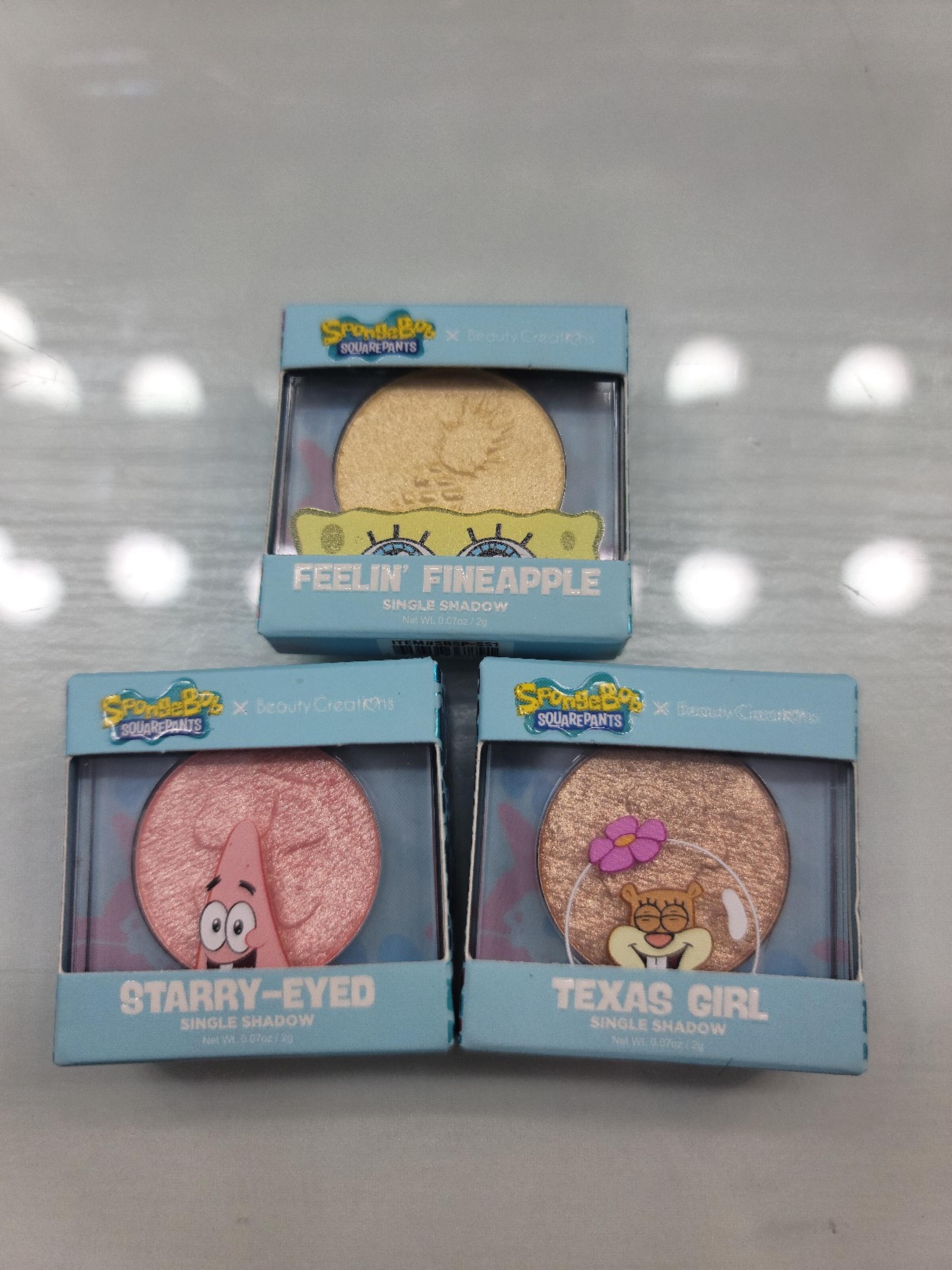 Beauty Creations × SpongeBob eyeshadow Bundle collection set NEW