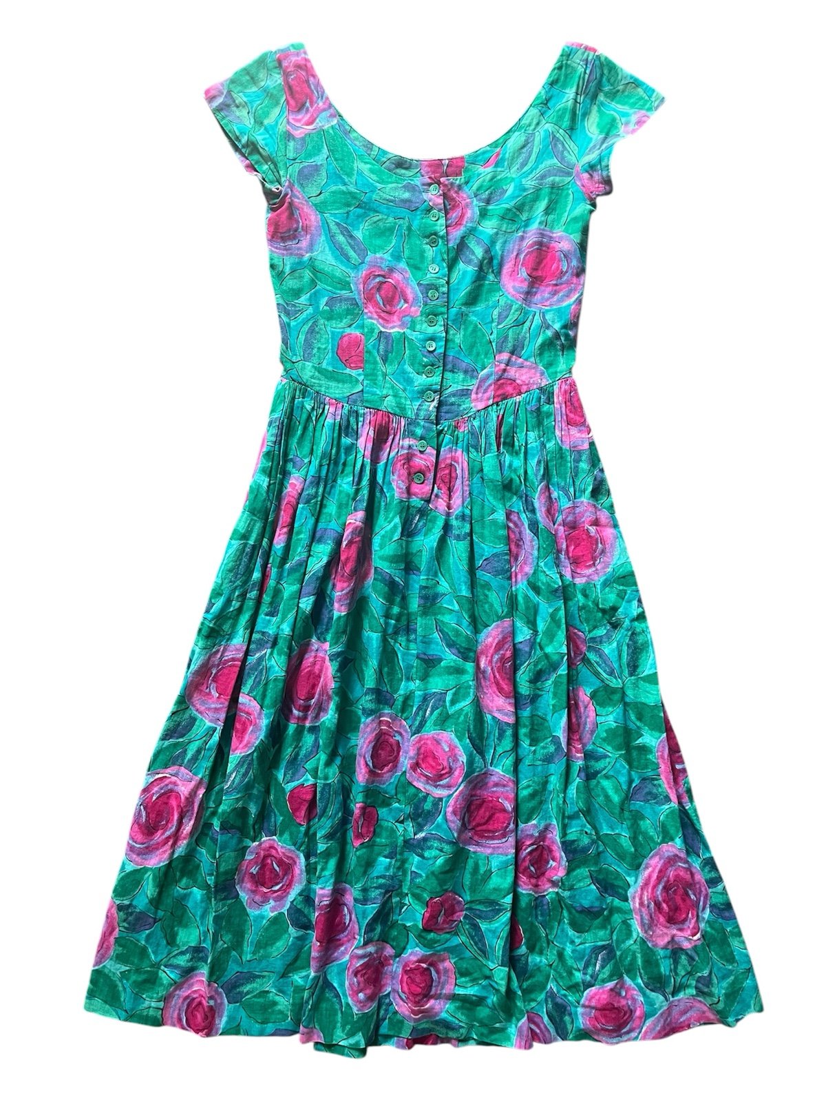 Jenna vintage women’s floral dress szM
