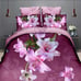 3pc queen size pink floral duvet cover