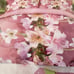 3pc queen size pink floral duvet cover