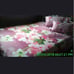 3pc queen size pink floral duvet cover