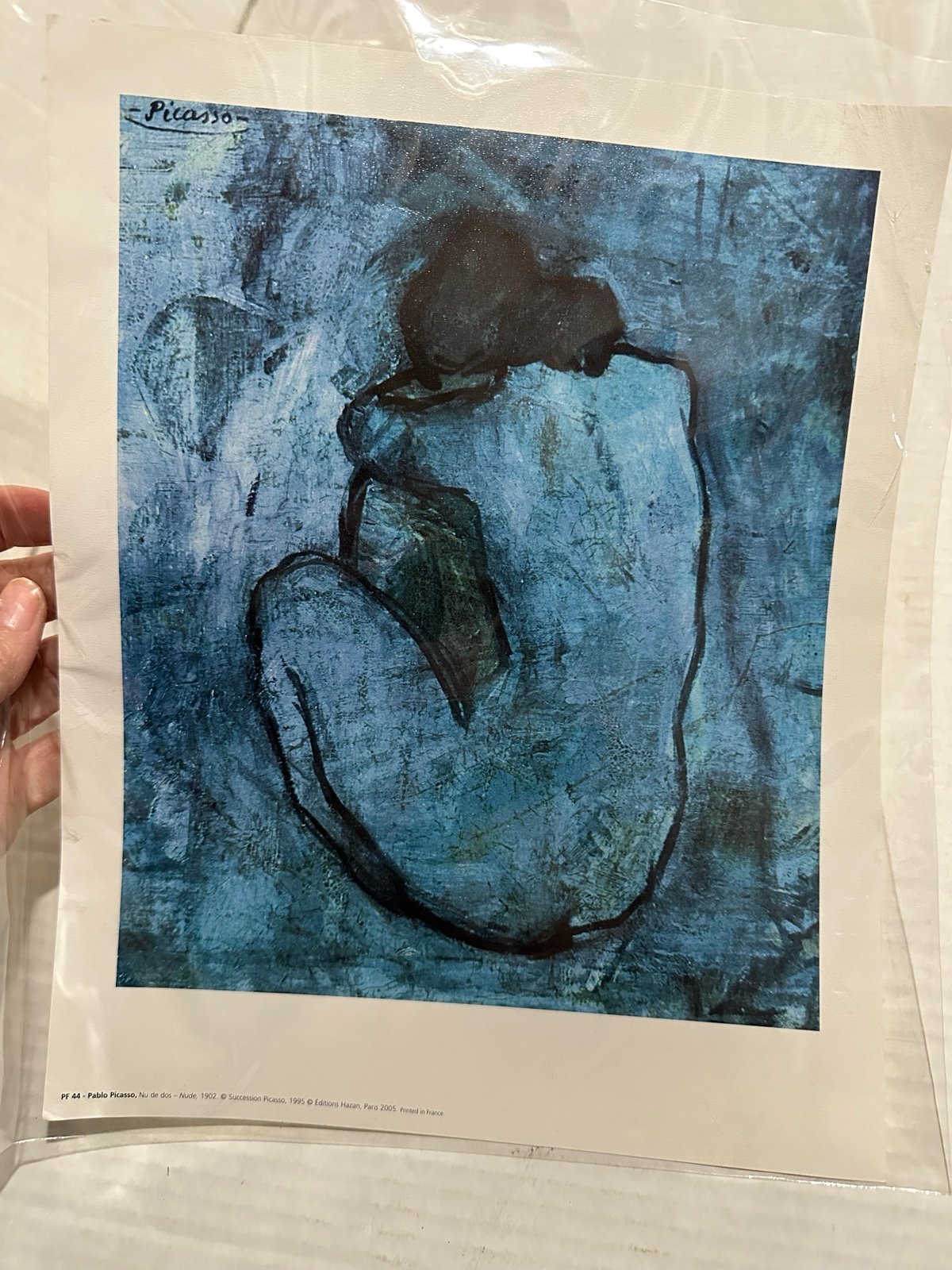 Blue Nude Picasso Print