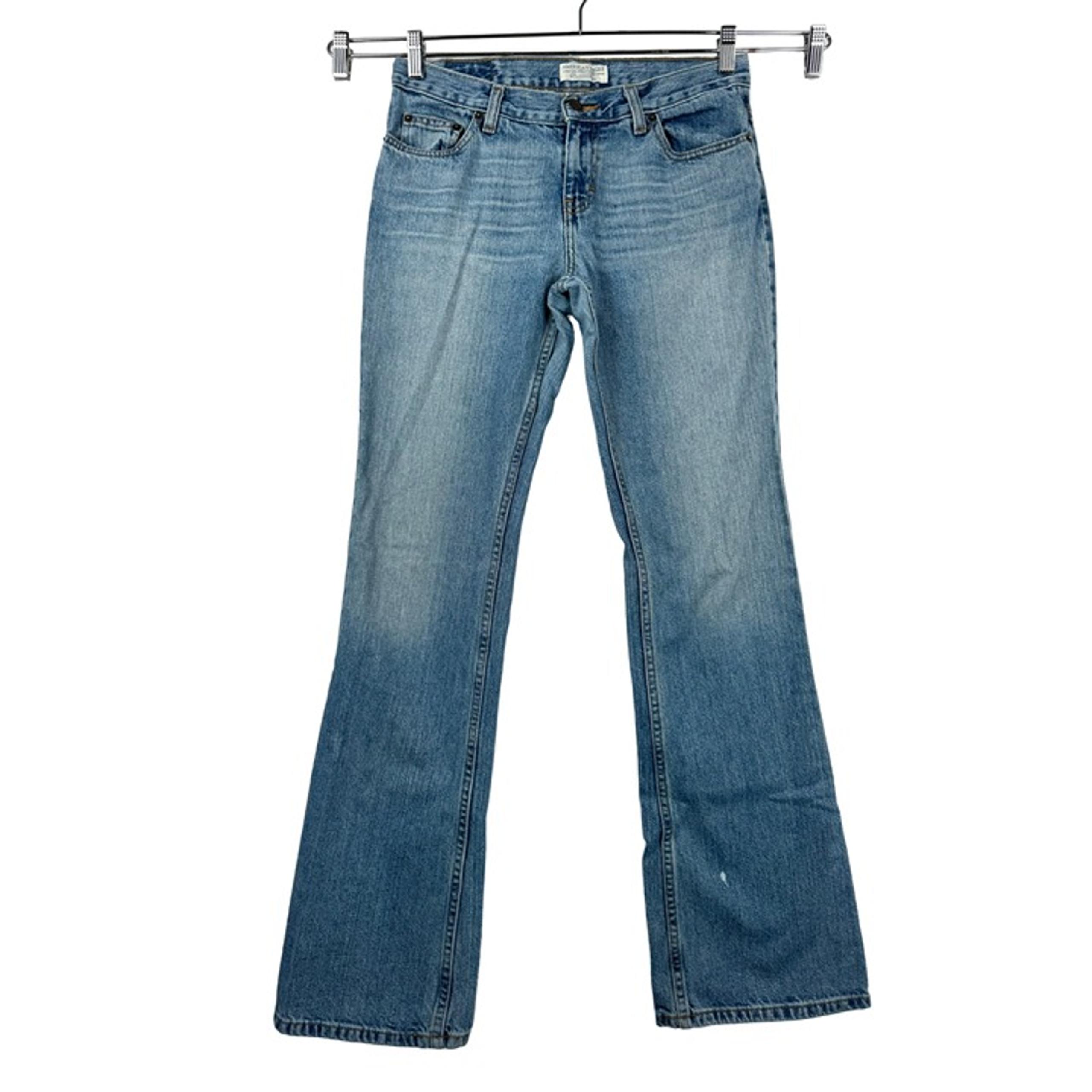 VTG American Eagle Favorite fit low rise flare jeans sz 4 Long Y2K