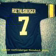 Premier throwback roethlisberger size M