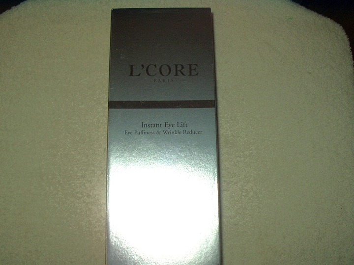 L'CORE SPA COLLECTION instant eye lift puffiness & wrinkle reducer .7 oz unused