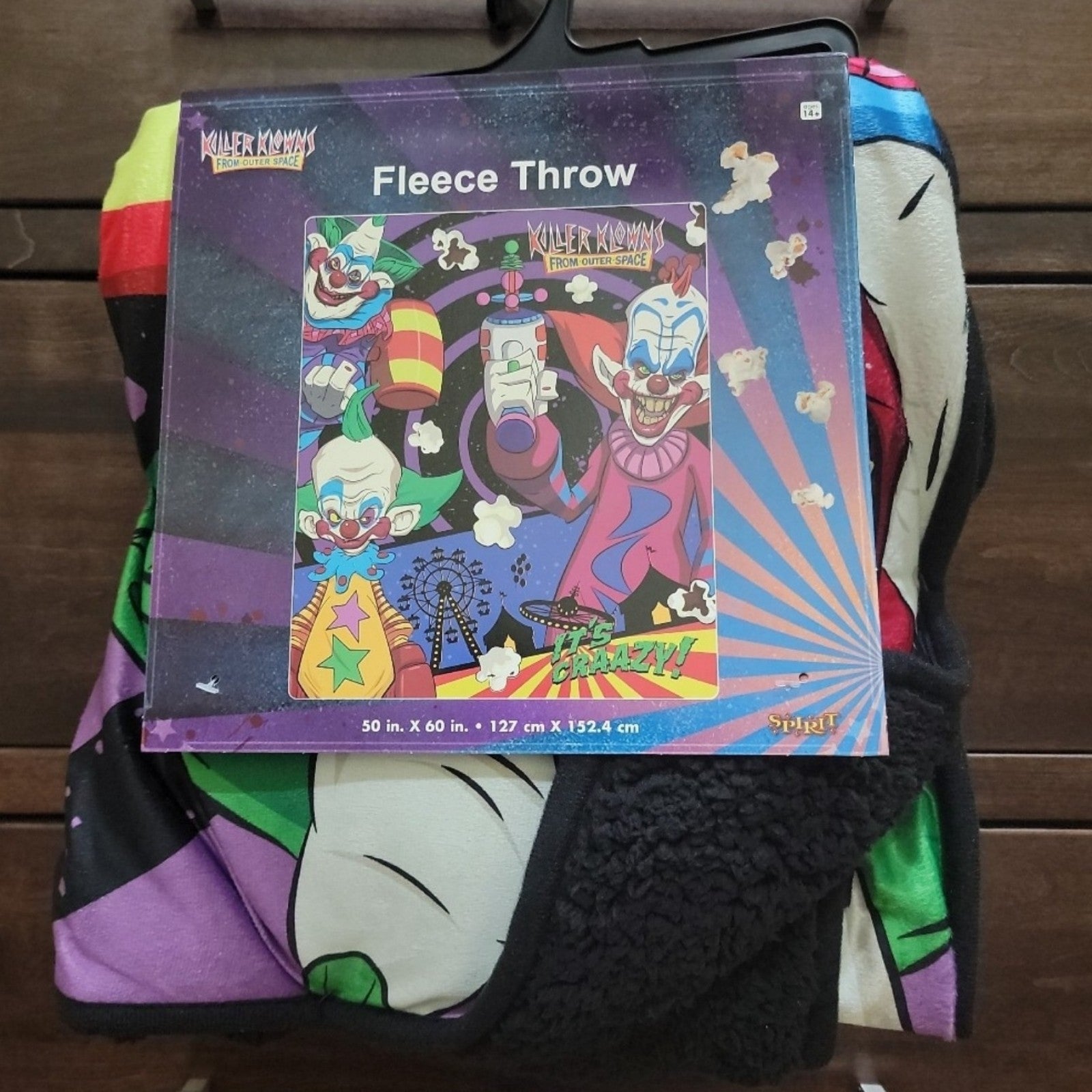 Killer Klowns from Outer Space Sherpa Fleece Blanket