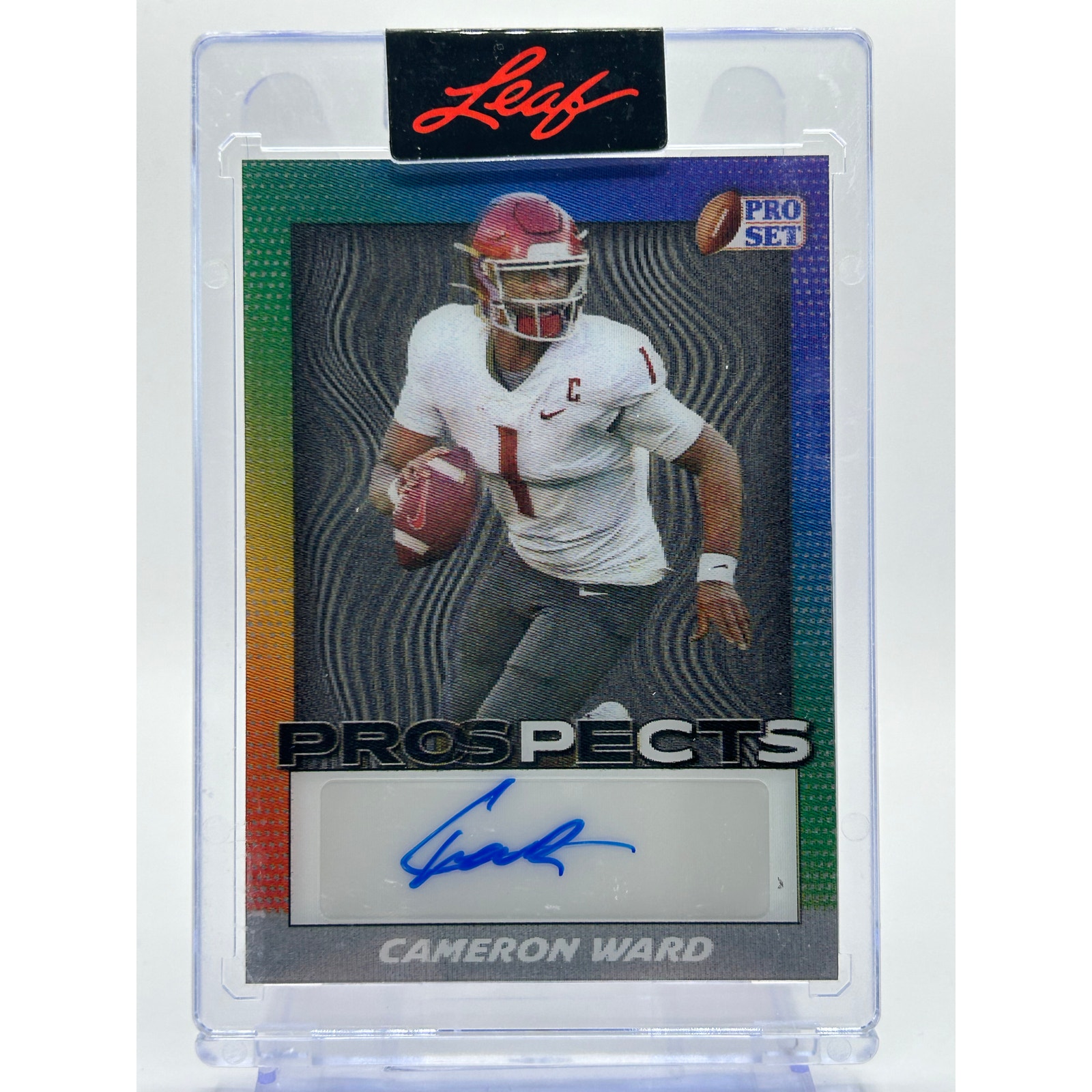 2024 Leaf Pro Set Cameron Ward Sealed 3D Lenticular AUTO Miami Huricanes