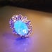 Vintage Raspberry Rhodolite Ring Genuine