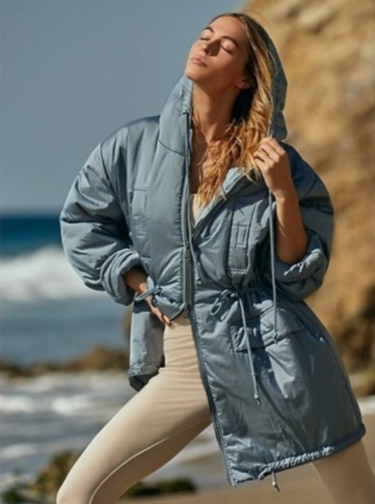 Free People MOVEMENT Head In The Clouds Puffer Parka Jacket