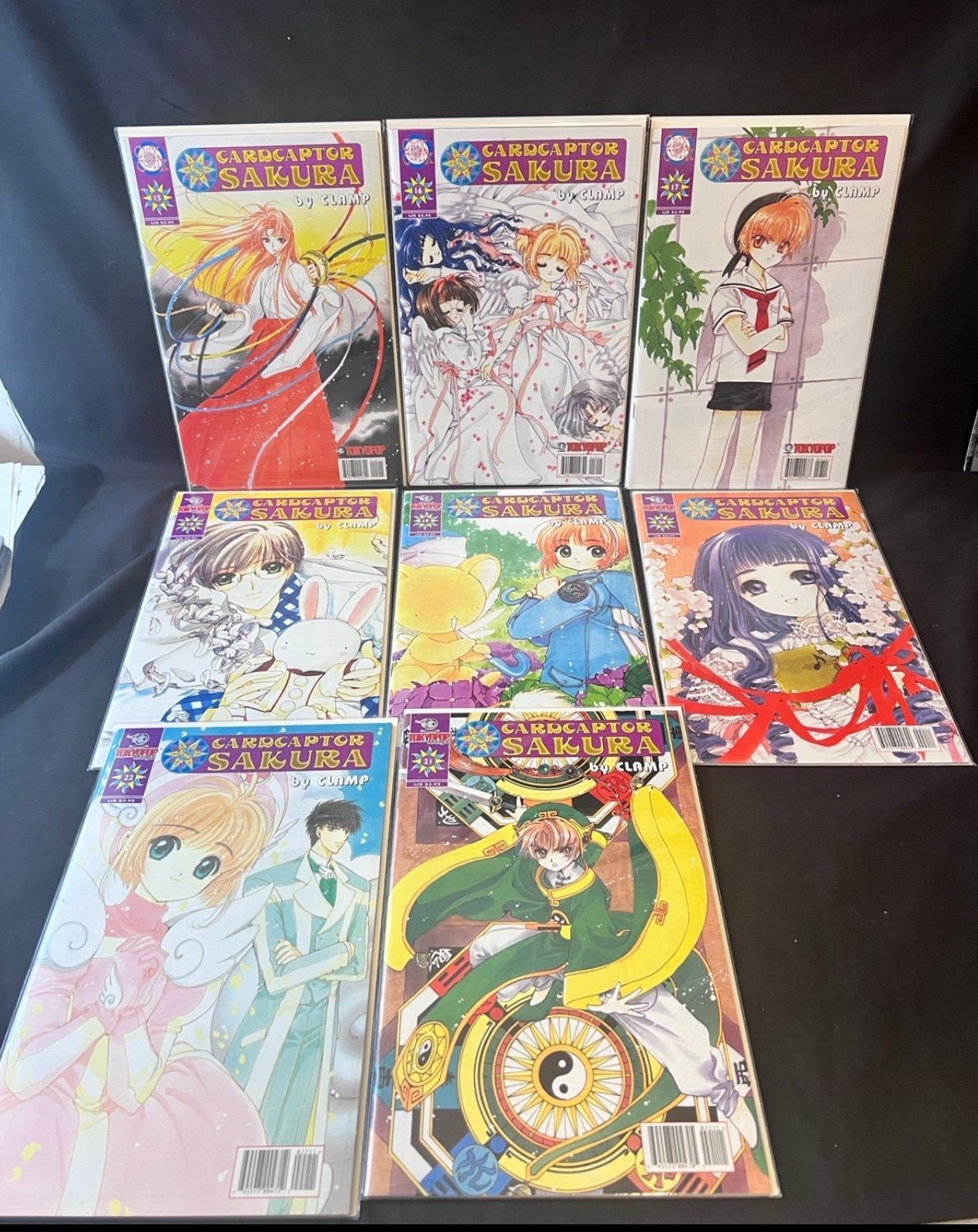 CARDCAPTOR SAKURA Chix Comix Comic Lot of 8 By Clamp English Mixx