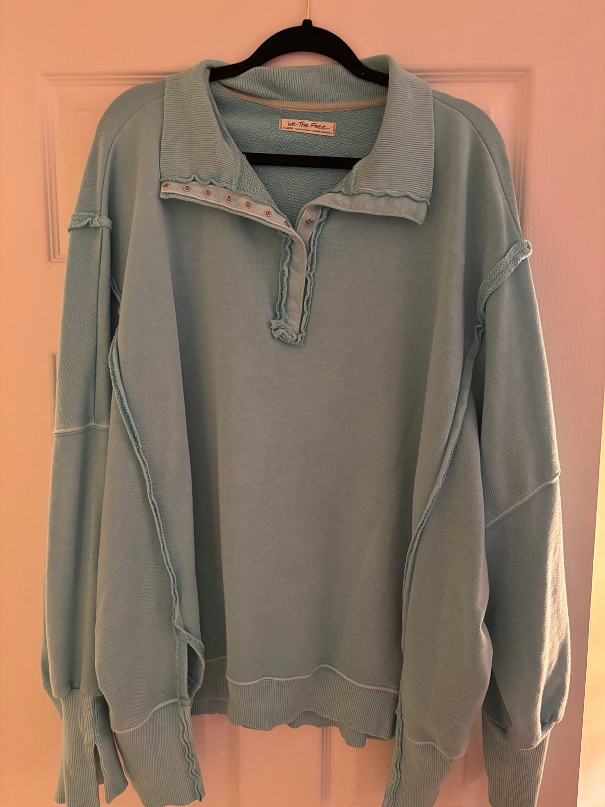 Free people Camden Henley hoodie