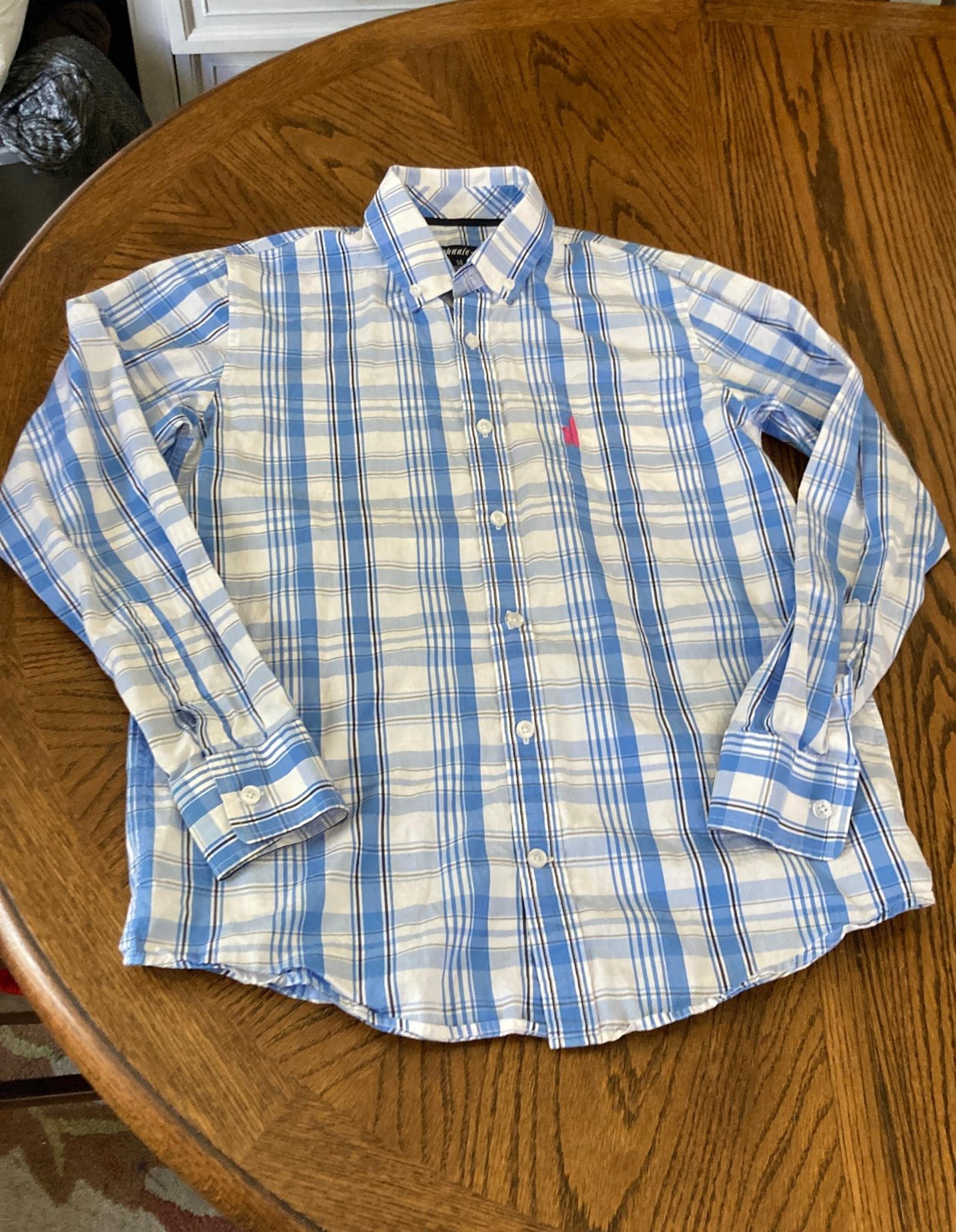 Johnnie-O boys 14 Button Down Shirt