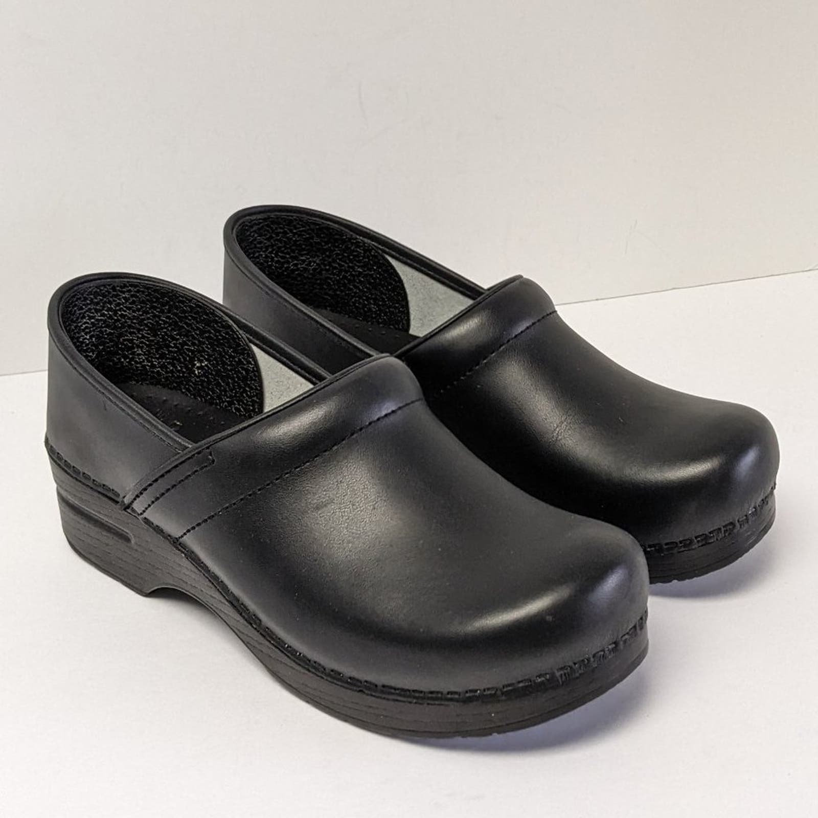 Dansko Professional Slip-On Clogs, Black, Women's 41 EU (US 10.5-11)