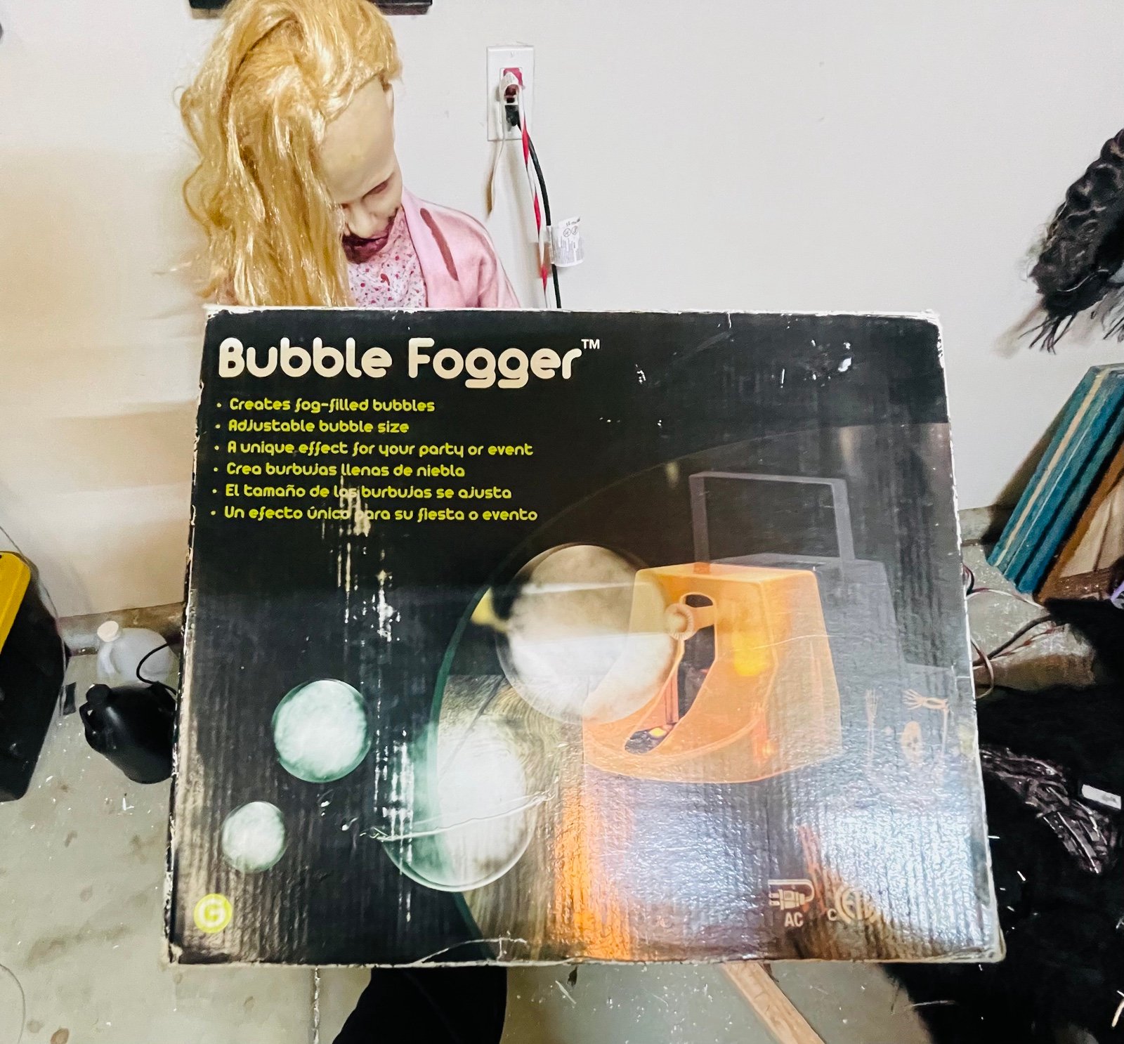 OG Bubble fogger by GEMMY Halloween