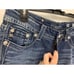 Miss Me Dark Wash Fleur De Lis Embroidered Bling Pockets Bootcut Jeans Size 29L
