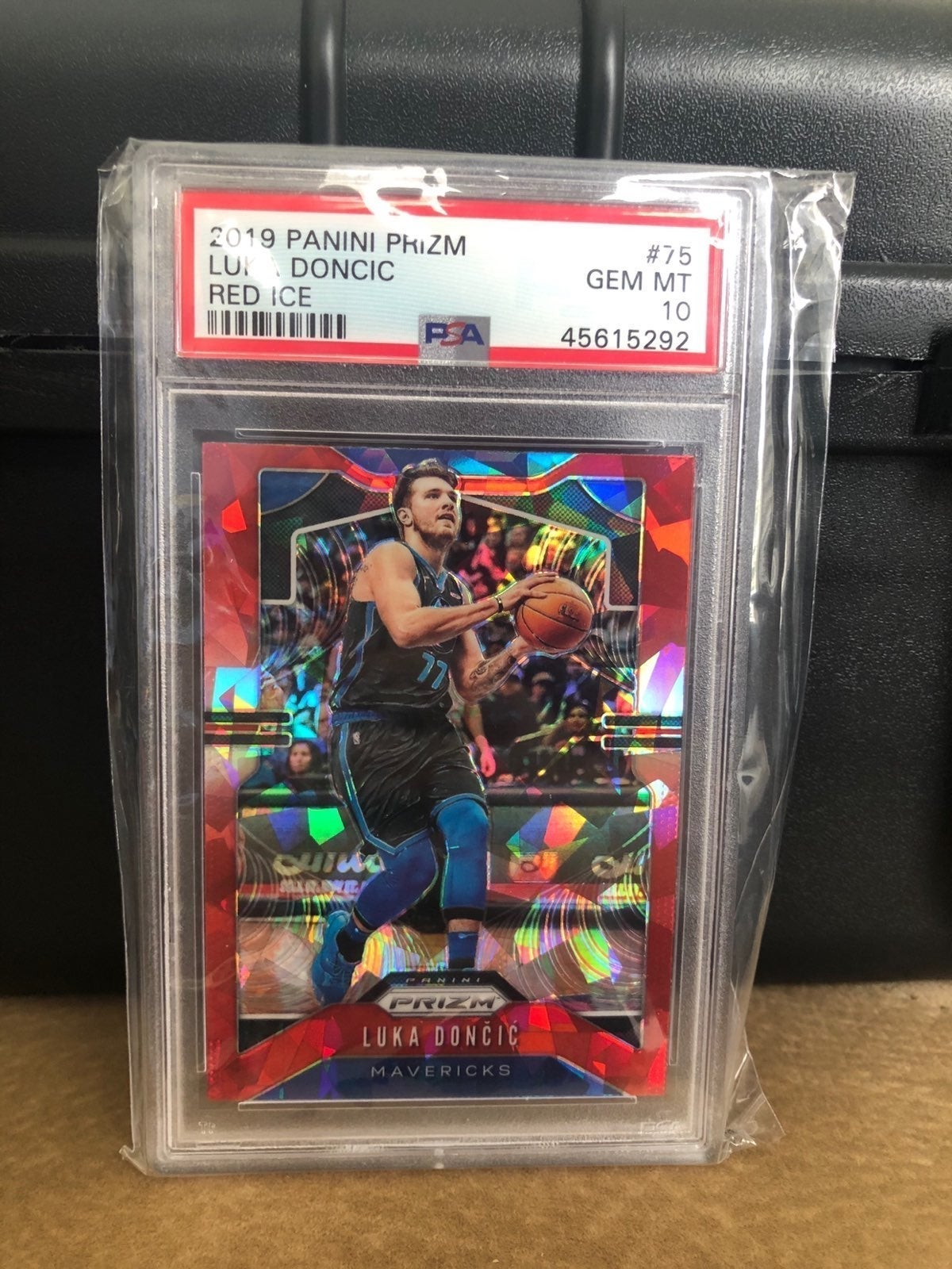 2019 Luka Doncic Prizm Red Ice PSA 10