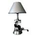 Johnny Cash desk lamp with chrome finish shade
