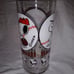MCM Peanuts Snoopy Baseball Collector Glass 1958 Mid Century Vintage Glove Bat