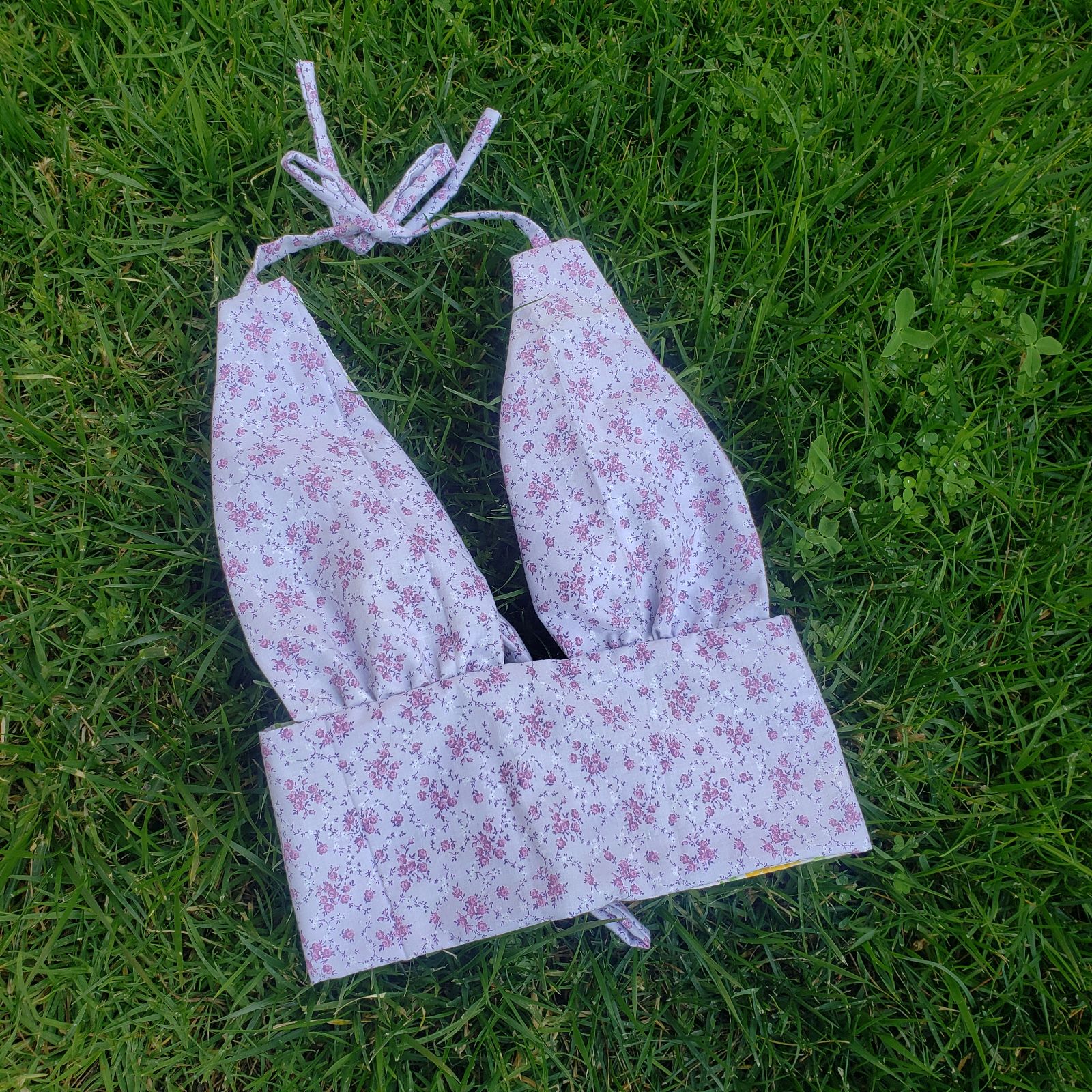 Lilac Floral Halter Top