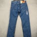 Levis 505 Straight Leg Jeans Mens 33X30 Blue Red Tab 5 Pocket Denim Pants NEW