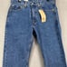 Levis 505 Straight Leg Jeans Mens 33X30 Blue Red Tab 5 Pocket Denim Pants NEW