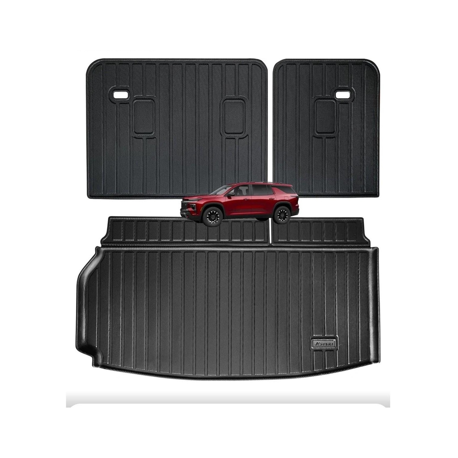 Large Trunk Mat 2024 Chevy Traverse All Weather Protection Cargo Liner/Backrest