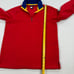 Vintage Tommy Hilfiger Jacket Size Small Red Blue Fleece 1/4 Zip Pullover 90s