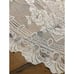 Vintage Oval Lace Tablecloth Ivory Victorian Style 82” x 58”