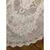 Vintage Oval Lace Tablecloth Ivory Victorian Style 82” x 58”