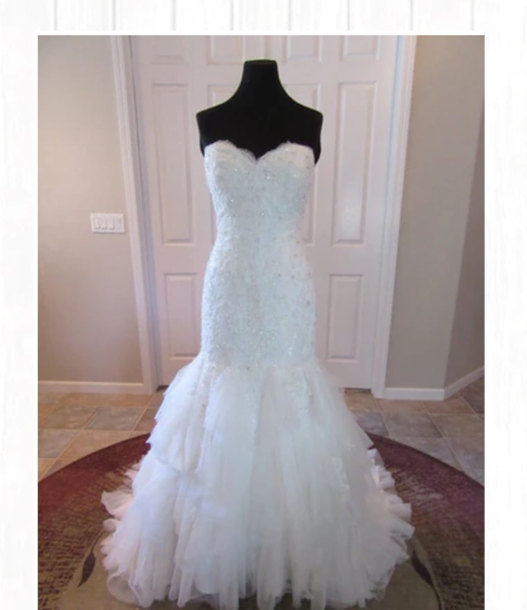Wedding Dress - Size 14 - Ivory