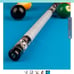 Athena pool stick and hard leather case